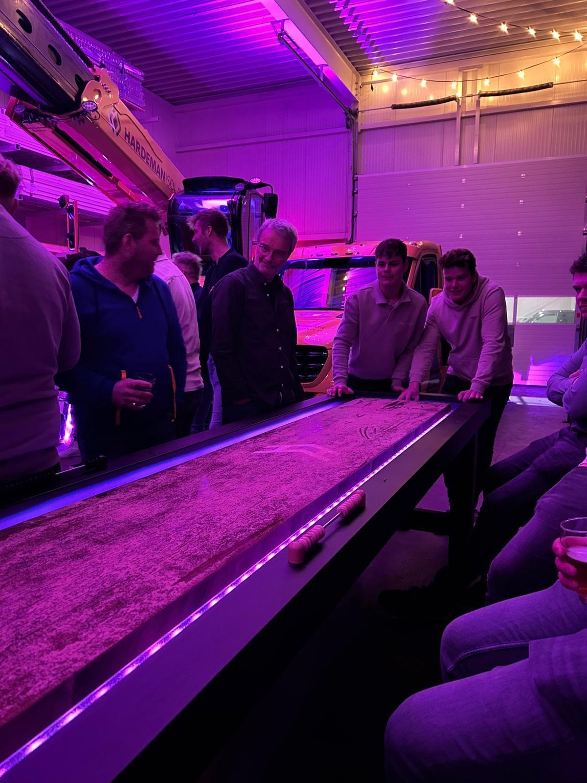 Shuffleboard van Holland Shuffle bij Hardeman