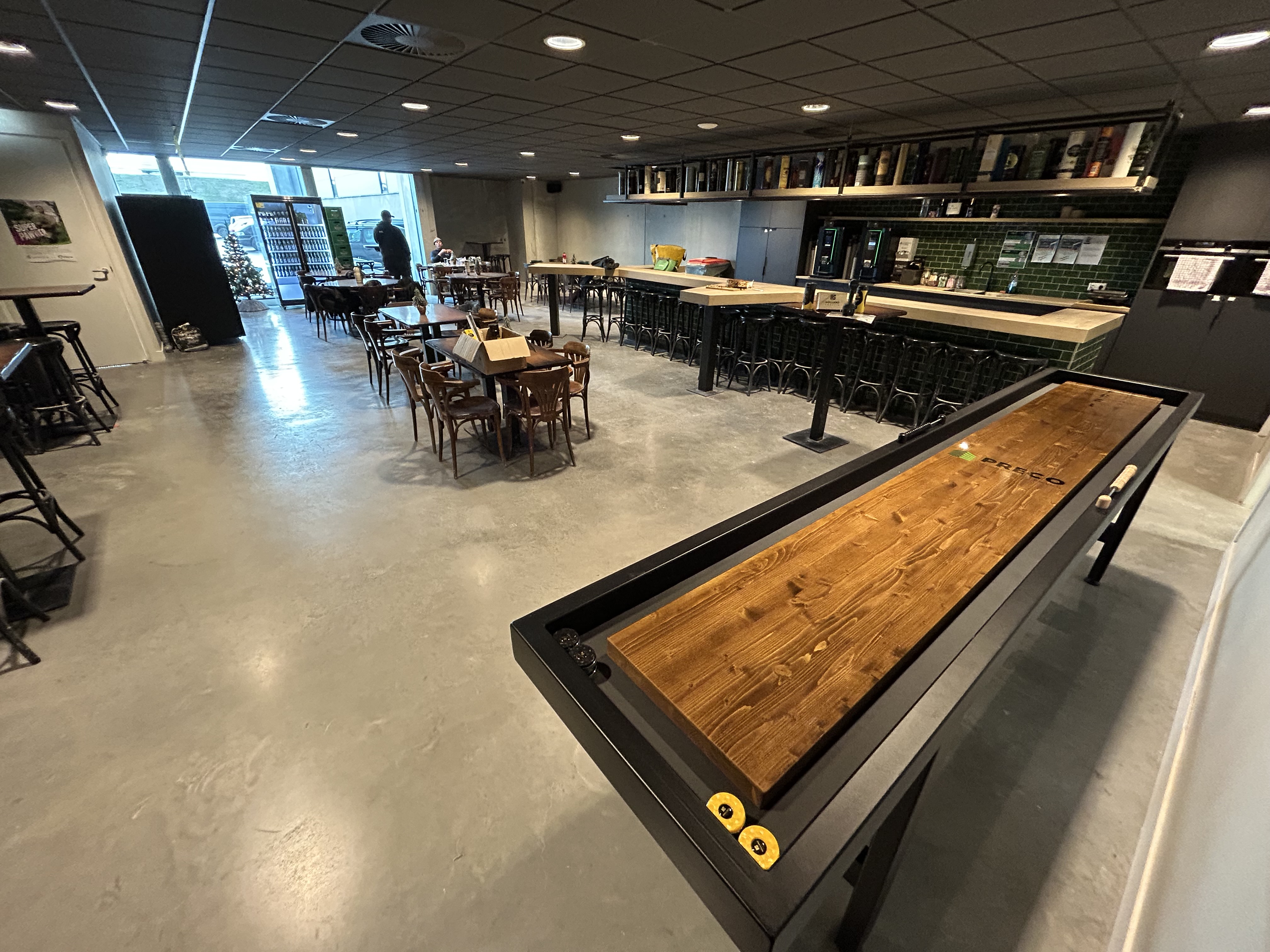 Shuffleboard van Holland Shuffle bij PRECO