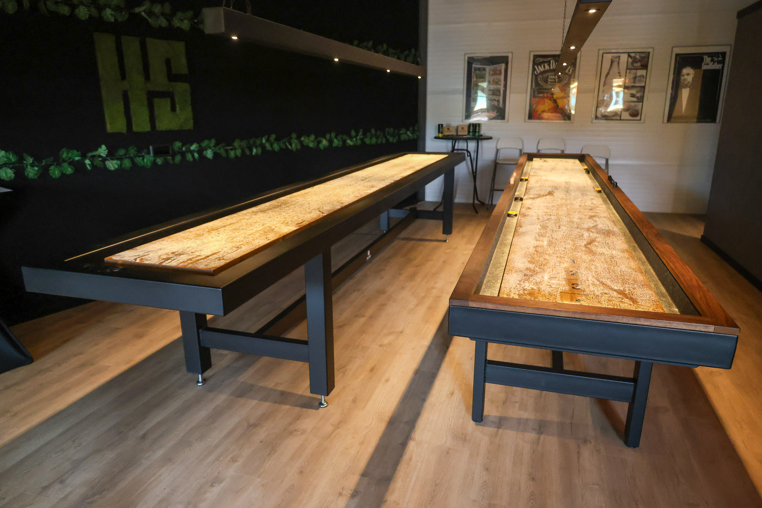 Shuffle board verlichting