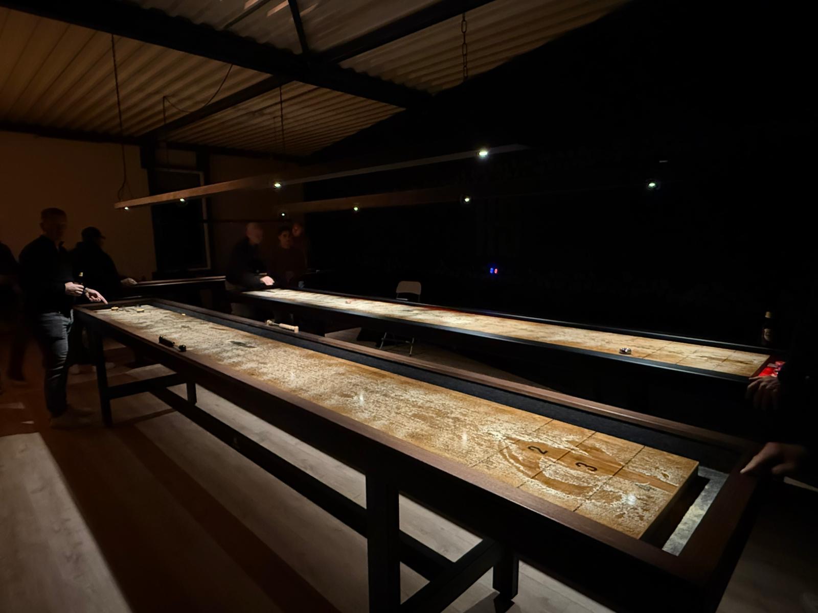 Shuffle board verlichting