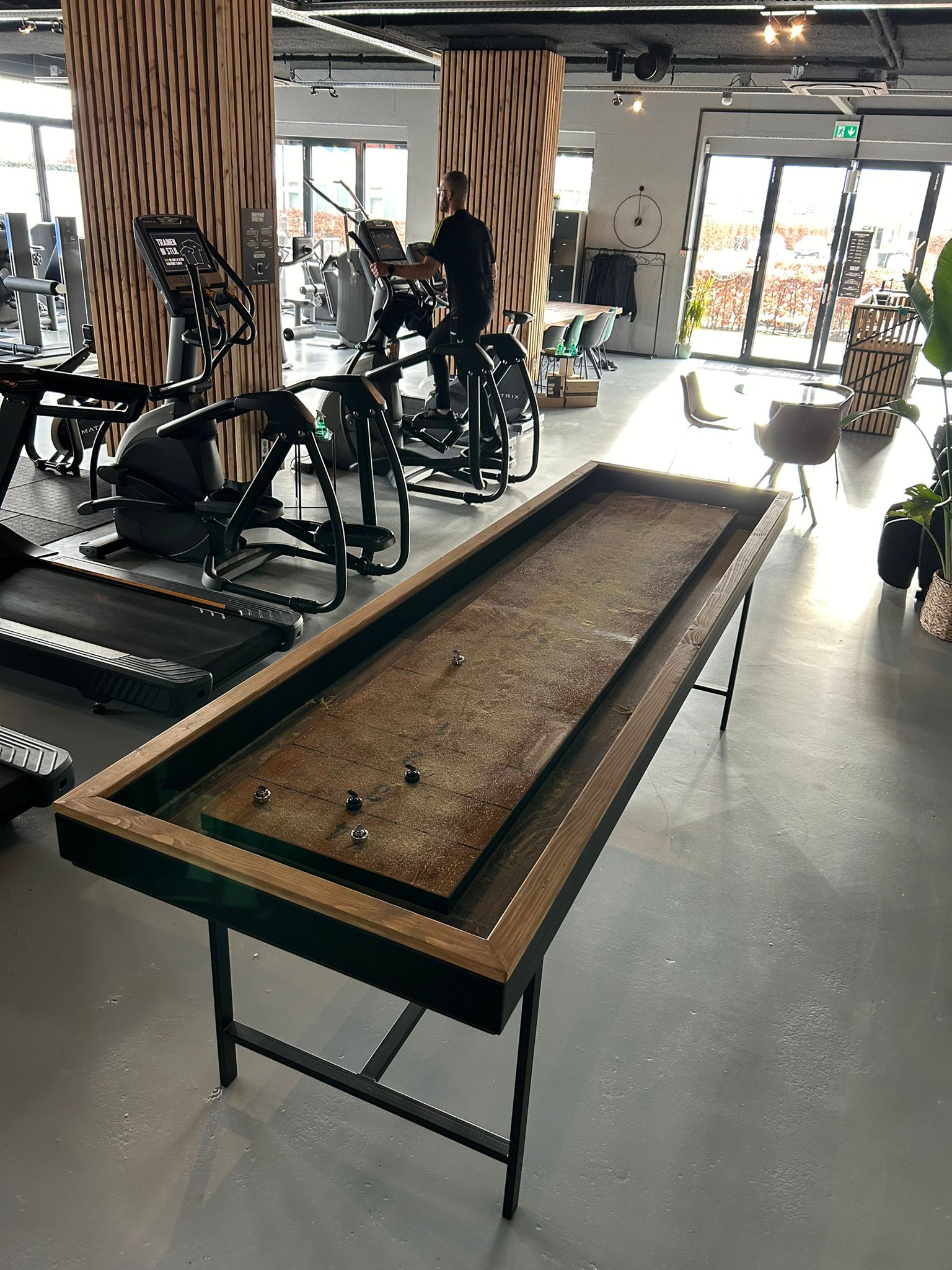 Shuffleboard van Holland Shuffle bij Sport Society Achterveld