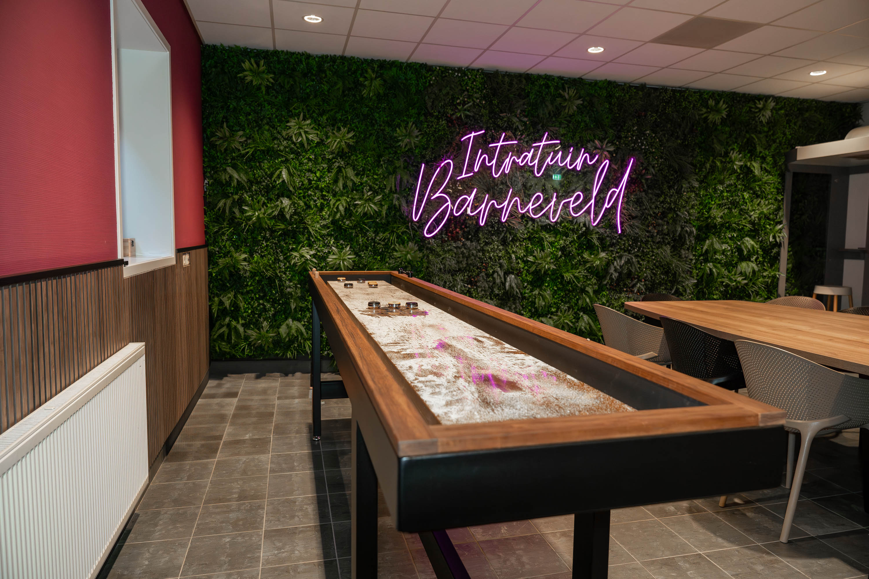 Shuffleboard van Holland Shuffle bij de Intratuin Barneveld