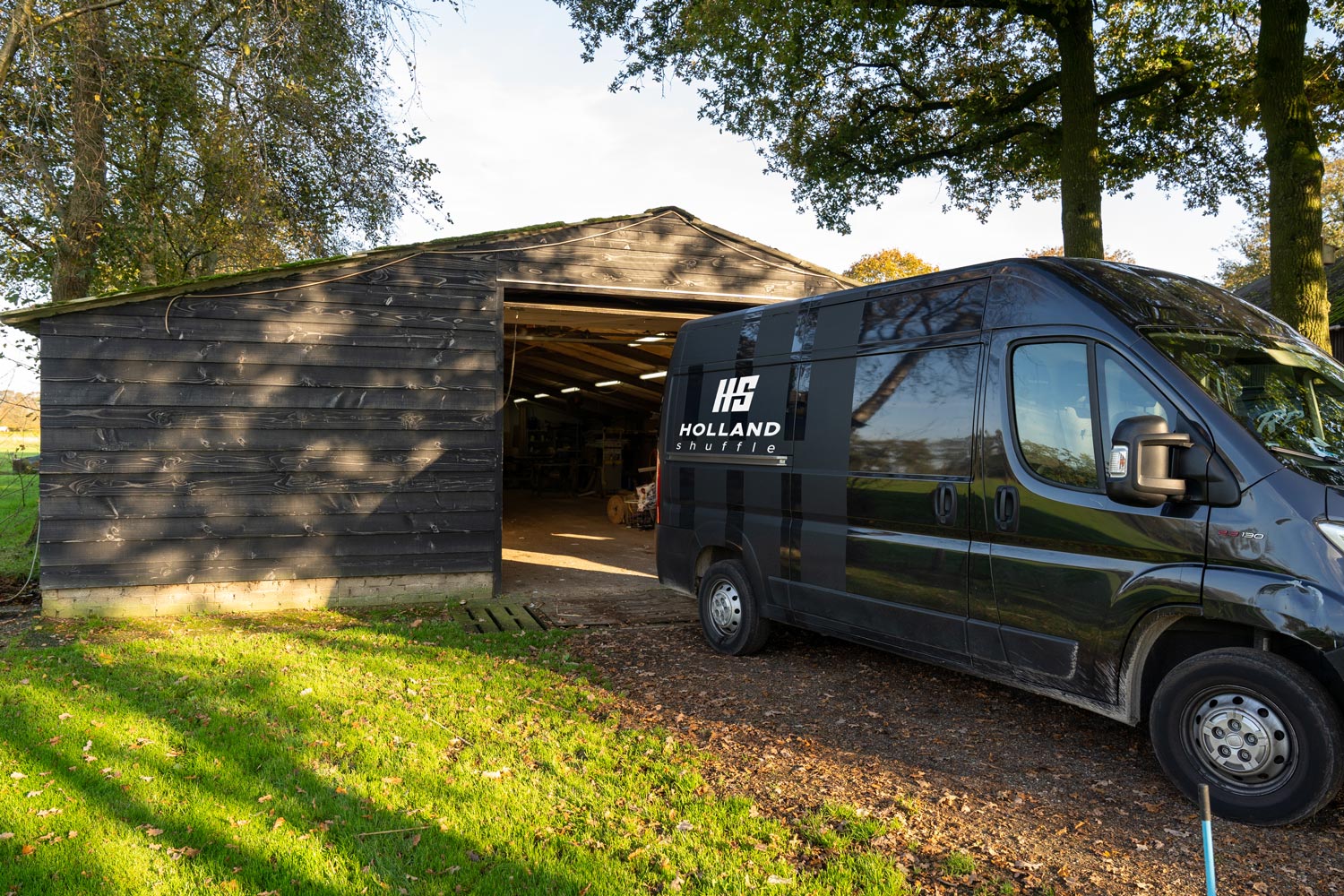 Holland shuffle start in kippenschuur